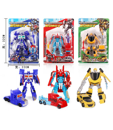 CARDBOARD TRANSFORMER 3 TYPES - Transformers Figures