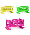 SMALL FOLDABLE SWING BED FOR DOLLS 34 CM 3 COLORS