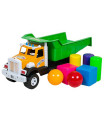 DUMPER TRUCK WITH CUBES AND BALLS 52 CM
