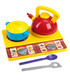 CHILDREN'S COOKING SET WITH KETTLE AND POT - KITCHENS, SERVICES AND FOOD