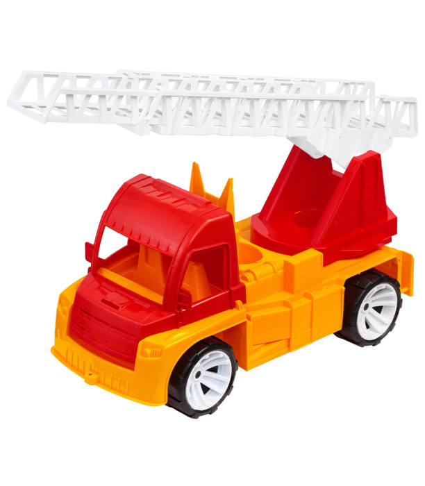 CHILDREN'S LARGE FIRE TRUCK WITH LADDER 44 CM - Police cars, fire trucks and ambulances