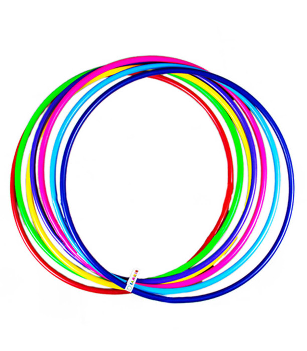 HOOP SOLID COLOR 68 CM 6 COLORS - RODS, ROPES AND HOOPS