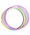 LARGE RAYE HOOP SET 75 CM 4 COLORS