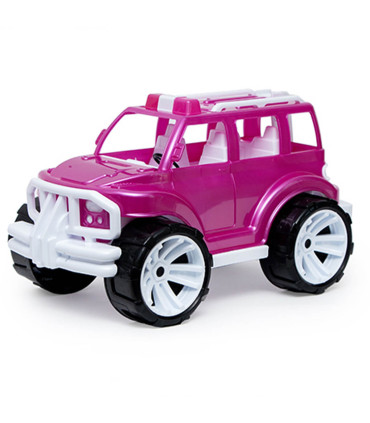 JEEP 32 CM PINK/WHITE - Police cars, fire trucks and ambulances