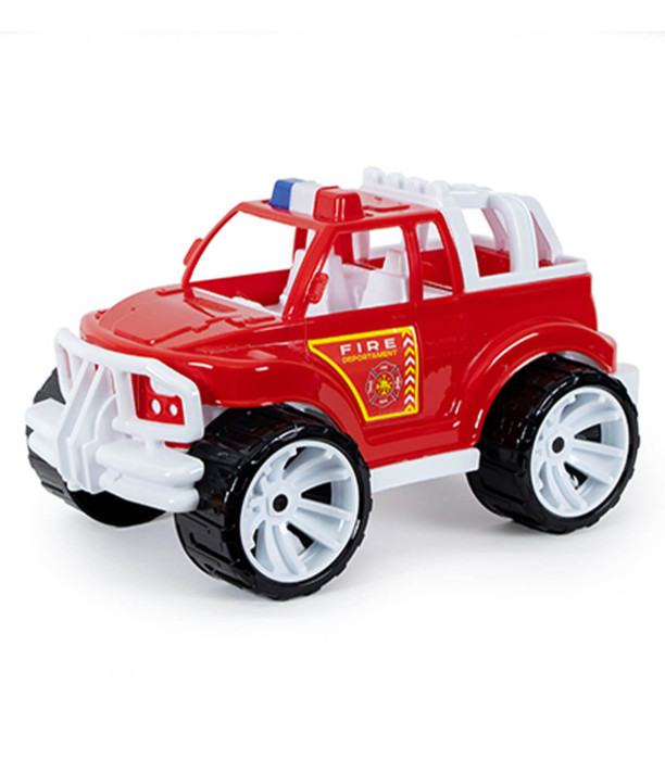 LARGE JEEP FIRE STATION 40 CM - Cars and jeeps