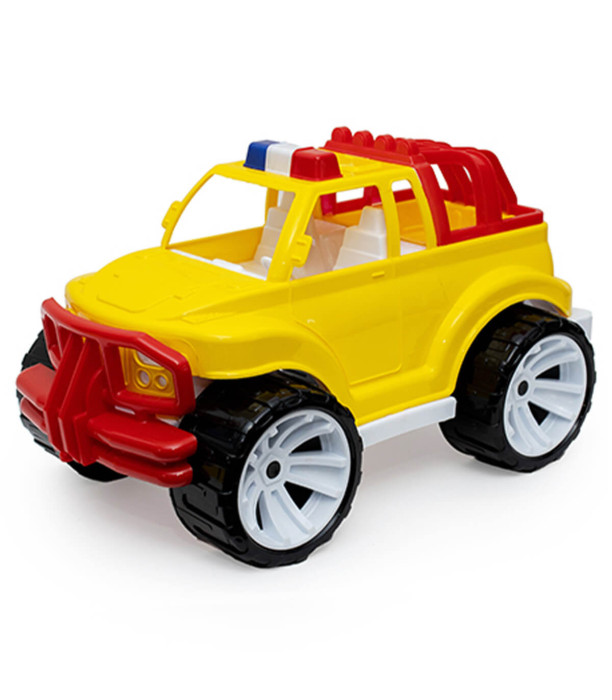 LARGE POLICE JEEP CAR COLOR BODY 5 COLORS 40 CM - Police cars, fire trucks and ambulances