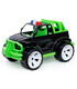 LARGE POLICE JEEP CAR BLACK BODY 4 COLORS 40 CM - Police cars, fire trucks and ambulances