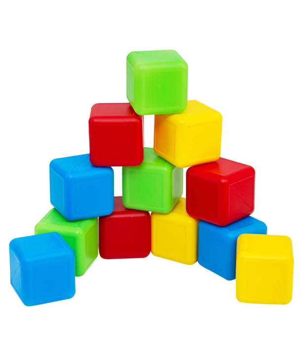 CHILDREN'S PLASTIC CUBES 12 PCS. CITY - ALL PRODUCTS