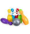 LARGE BOWLING  SET PINS WITH BALL