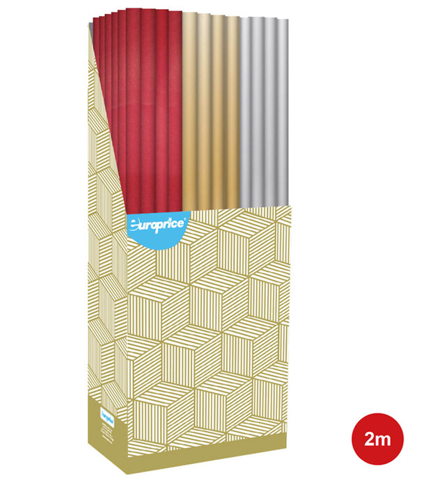 PACKAGING PAPER GOLD 70 X 200 3 VARIETIES - PACKAGING AND BATTERIES