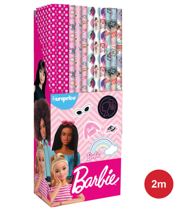 ΧΑΡΤΙ ΠΕΡΙΤΥΛΙΓΜΑΤΟΣ BARBIE 70 X 200 - ΣΥΣΚΕΥΑΣΙΑ ΚΑΙ ΜΠΑΤΑΡΙΕΣ