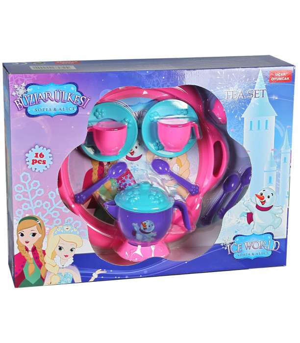 ICE WORLD TEA SET 16 PIECES - KITCHENS, SERVICES AND FOOD