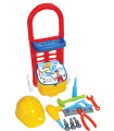 TOOL SET IN A TROLLEY WITH HELMET