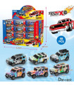 COLORED METAL JEEP AND SPEED CARS IN BOX