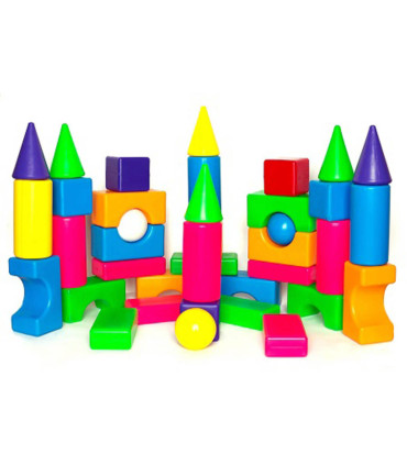 CITY LIFE 2 LARGE BALL CONSTRUCTOR 60 PIECES - BUILDING BLOCKS