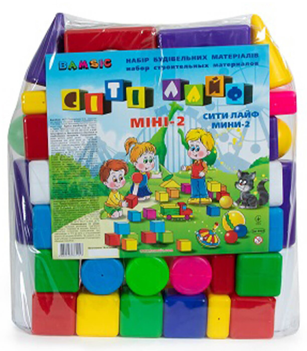 CITY LIFE 2 LARGE BALL CONSTRUCTOR 60 PIECES - BUILDING BLOCKS