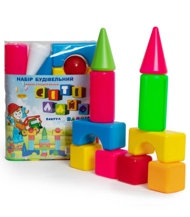 CITY LIFE SMALL BALL CONSTRUCTOR 16 PIECES - BUILDING BLOCKS