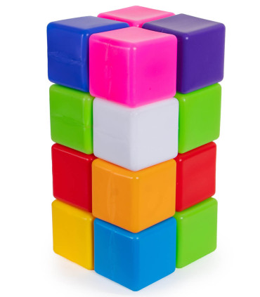 LARGE COLORED CUBES 16 PIECES - ALL PRODUCTS