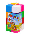 LARGE COLORED CUBES 16 PIECES
