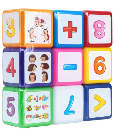 LARGE CUBES MATHEMATICS 9 NOS. ON THE NETWORK - PUZZLES AND CUBES