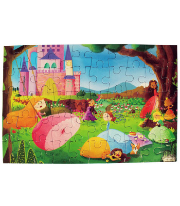 PUZZLE PRINCESSES 50 PIECES - PUZZLES AND CUBES