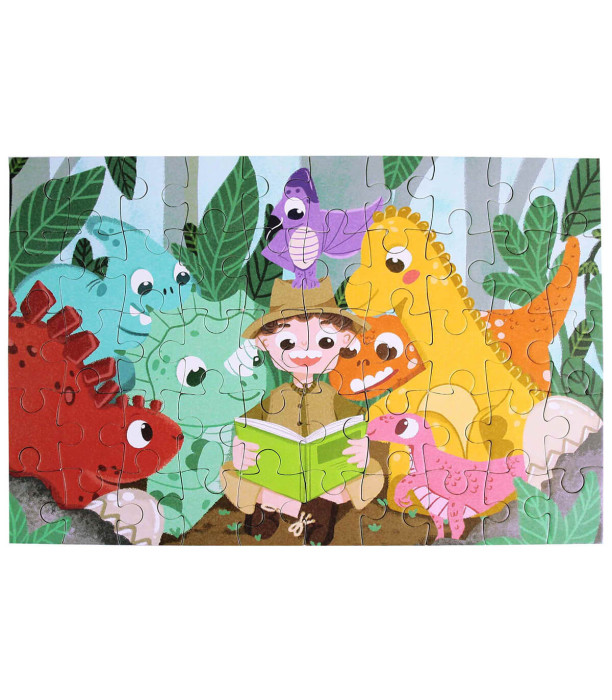 DINOSAUR PUZZLE 50 PIECES - PUZZLES AND CUBES