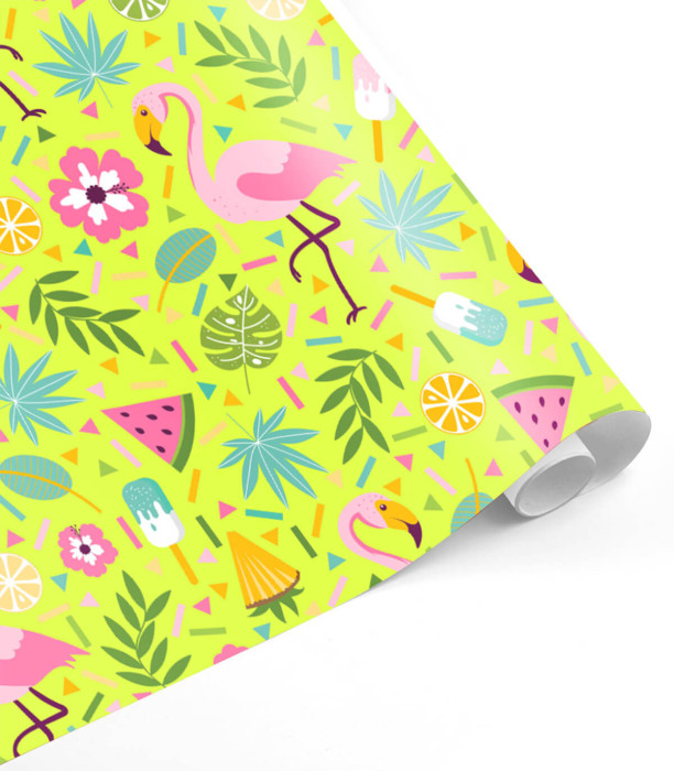 PACKAGING PAPER MIXED COLORS 100 X 300 4 VARIETIES - PACKAGING AND BATTERIES