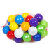 PLASTIC COLORED BALLS 30 PIECES 9 CM - BALLS