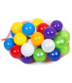 PLASTIC COLORED BALLS 30 PIECES 9 CM