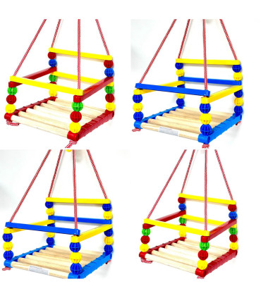 WOODEN CLASSIC SWING 3 COLORS - SWINGS AND CHAIRS
