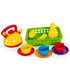 BASKET WITH FRUITS AND TEA SET 4 COLORS - KITCHENS, SERVICES AND FOOD