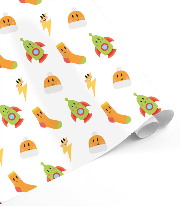 PACKAGING PAPER INFANT 70 X 200 5 VARIETIES - PACKAGING PAPER