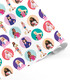 PACKING PAPER BARBIE 70 X 200 4 VARIETIES - PACKAGING AND BATTERIES