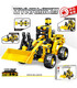 CONSTRUCTOR DYNAMIC BULLDOZER 330 PARTS - BUILDING BLOCKS, SORTERS AND RINGS