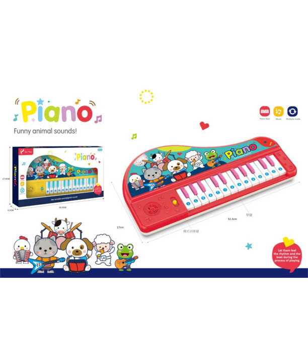 TOY PIANO WITH ANIMAL ORCHESTRA - Piano