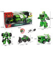 TRANSFORMING GARBAGE TRUCK AND TRACTOR