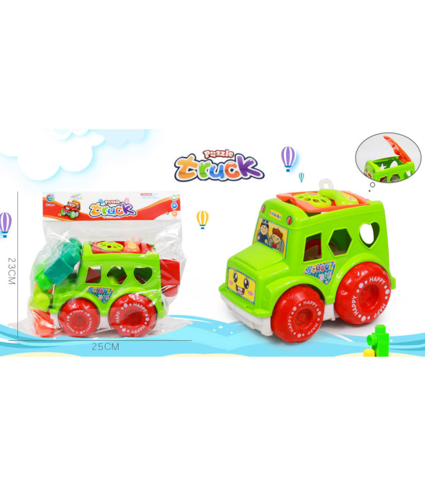 SORTER JEEP CAR TOY - BUILDING BLOCKS, SORTERS AND RINGS