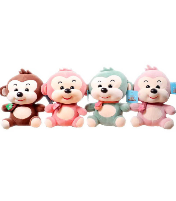 SMALL PLUSH MONKEY 20 CM 2 COLORS - Small
