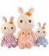 PLUSH RABBIT WITH SEQUIN DRESS 40 CM 3 COLORS - Medium