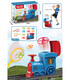 LOCOMOTIVE WITH FLYING DISCS - TRAINS AND BUSES