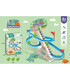 ESCALATOR AND SLIDE-TRACK SET WITH DINOSAURS - PARKINGS, GARAGES, TRACKS AND AIRPORTS