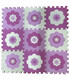 PUZZLE RUBBER CARPET FLOWERS 9 PIECES - PUZZLES AND CUBES