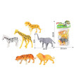 TOY SET AFRICAN ANIMALS 6 PIECES