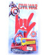 CHILDREN'S GLOVE WITH LAUNCHER CAPTAIN AMERICA - PARTY COSTUMES, MASKS AND WANDS