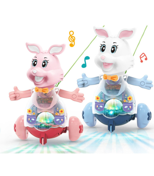 CHILDREN'S TOY RABBIT WITH MUSIC AND LIGHT - Musical