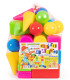 CHILDREN'S CONSTRUCTOR WITH BALLS IN THE NET - BUILDING BLOCKS