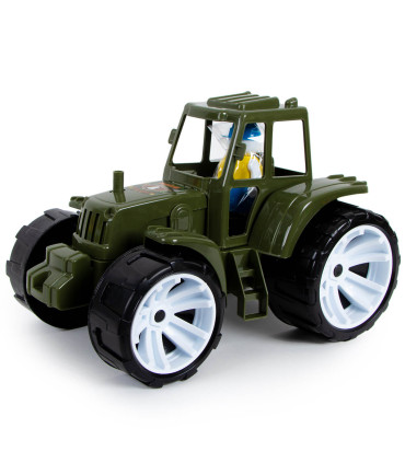 CHILDREN'S TRACTOR WITH MILITARY MAN - Agricultural, construction machinery and military equipments