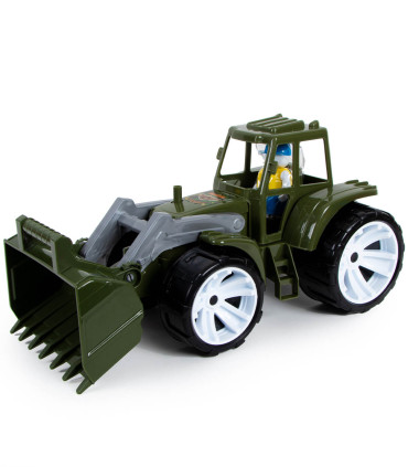 CHILDREN'S TRACTOR WITH PADDLE MILITARY 36 CM - Agricultural, construction machinery and military equipments