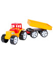 CHILDREN'S TRACTOR WITH TRAILER 55 CM