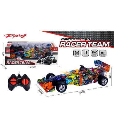 CHILDREN'S CAR FORMULA GRAFFITI WITH PILOT RADIO CONTROL 4 DIRECTIONS - Radio Control